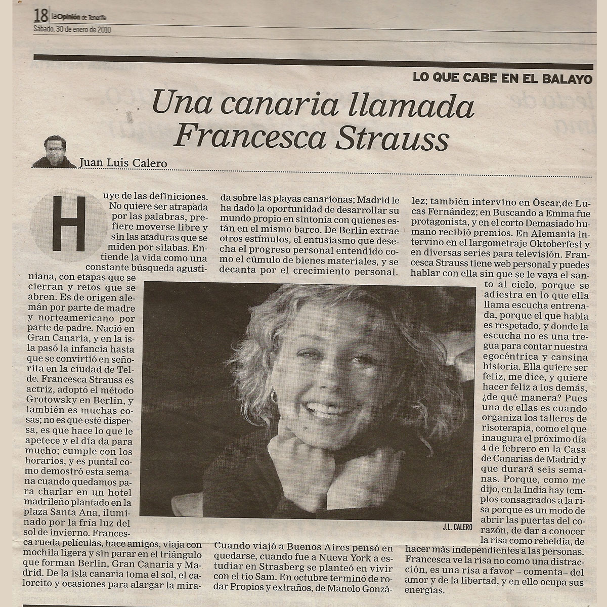 Una canaria llamada Francesca Strauss 